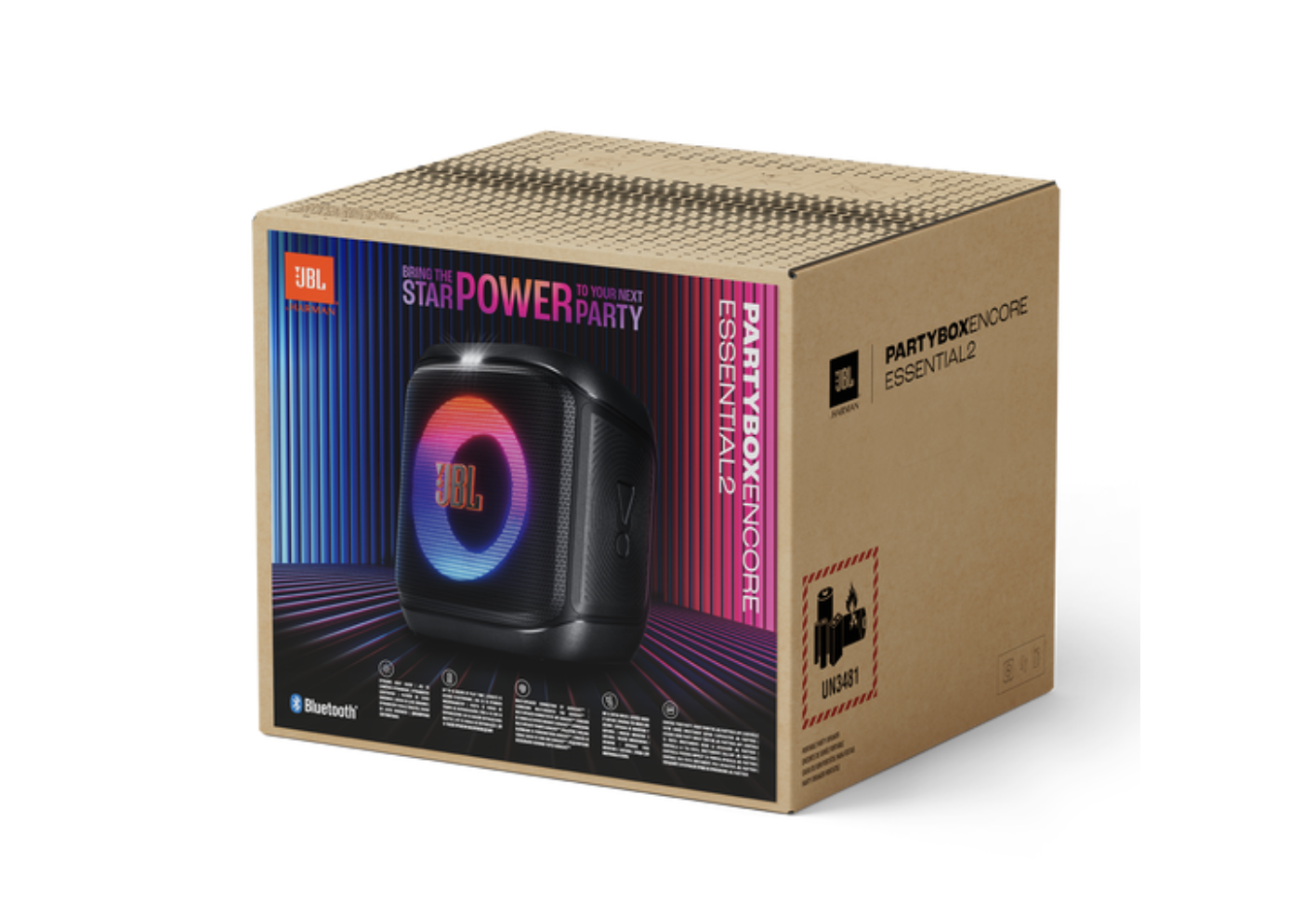Parlante Bluetooth JbL Partybox Encore Essential 2 Negro - Imagen 3