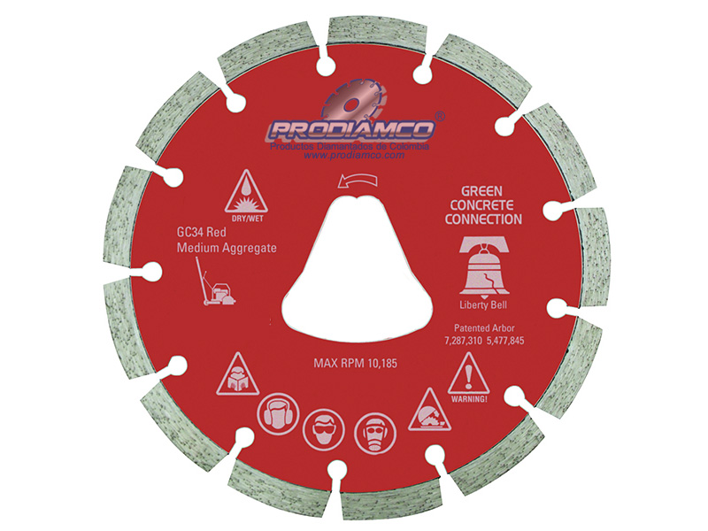 Disco Diamantado Naranja 8” Concreto Fresco Soff-Cut®