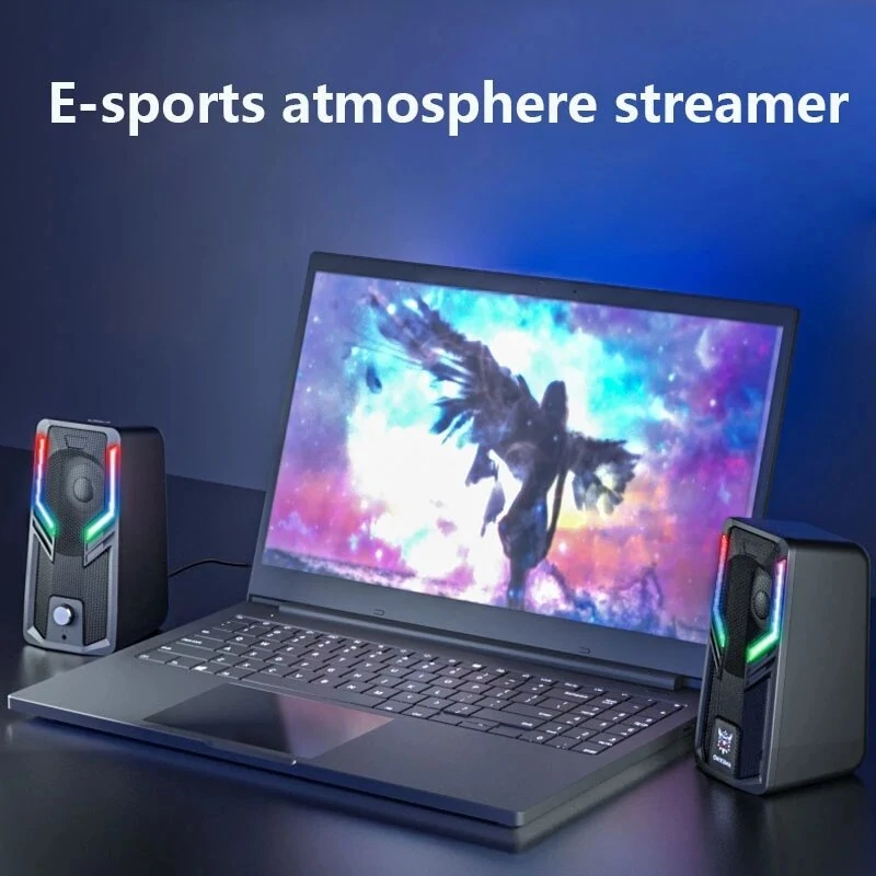 Parlantes Gamer Onikuma G6 Rgb 5w Negro - Imagen 7