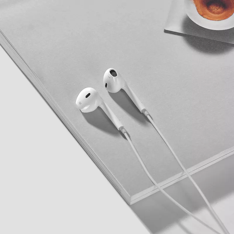 Audifonos In Ear Borofone Conector Tipo C Bm60 Blanco - Imagen 5