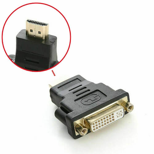 Adaptador DVI a HDMI Macho - Imagen 2