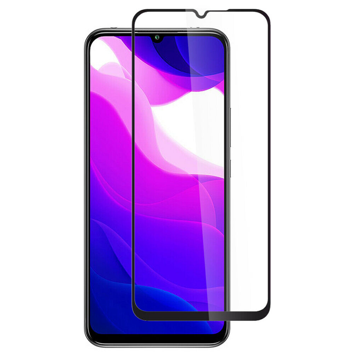 Huawei Y7p Vidrio Templado Full Pegamento - Imagen 2