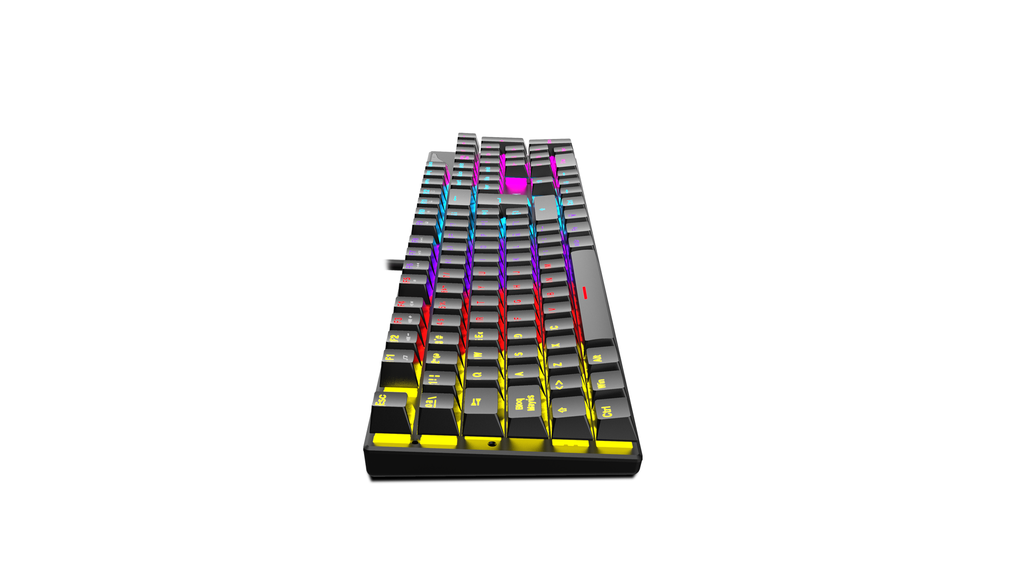 Teclado Gamer Mecánico Krom Kasic Rgb Negro - Imagen 4