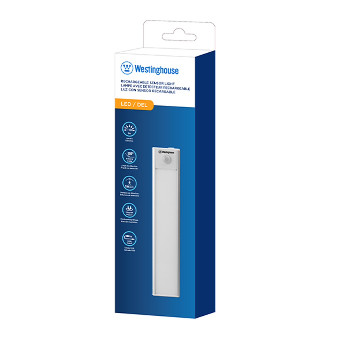 Linterna Westinghouse De Sensor Recargable 110 Lumen Blanco - Imagen 3