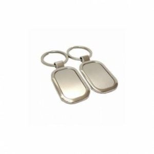 LLAVERO METALICO CUADRADO BORDE