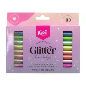 Marcadores Kiut Glitter X10 Norma
