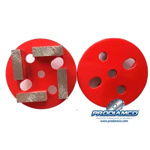 Platina Diamantada 4″ X 4 Seg Grano 30