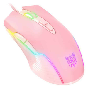 Mouse Gamer Onikuma Cw905 Rgb 6400dpi Rosado