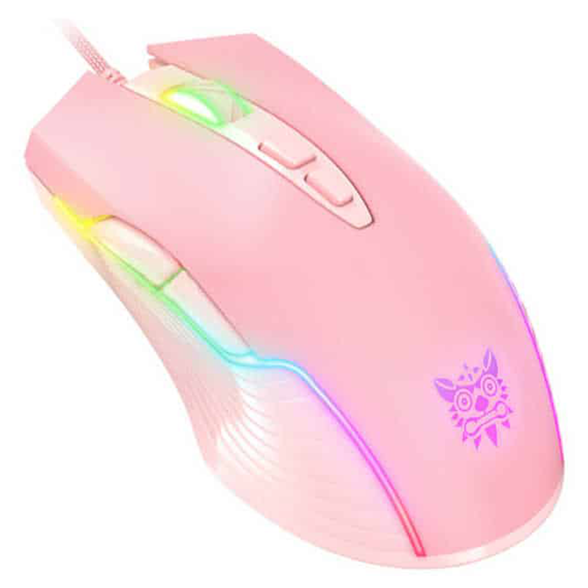 Mouse Gamer Onikuma Cw905 Rgb 6400dpi Rosado - Imagen 2