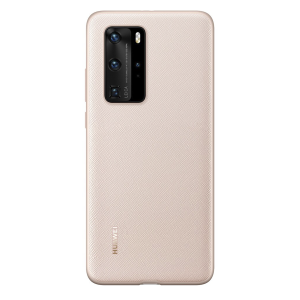 Huawei P40 Pro Carcasa PU Original Rosado