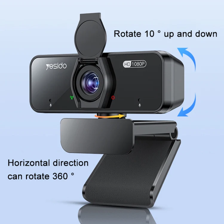 Camara Webcam Usb Yesido Km13 1080p Full HD Negro - Imagen 4