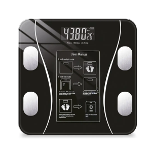Pesa Balanza De Baño Digital Bluetooth Inteligente TL326 Negro