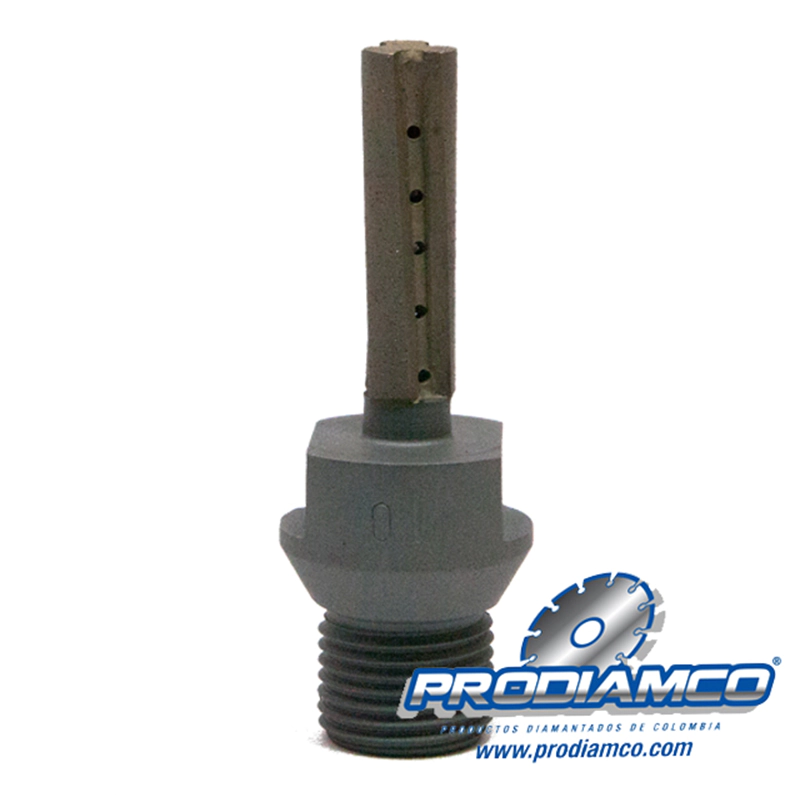 Fresa Diamantada Helicoidal de 10mm Fresado de Vidrio en Maquina CNC - Imagen 2