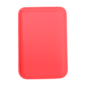 Tarjetero Magnetico Magsafe Para iPhone Color Rojo