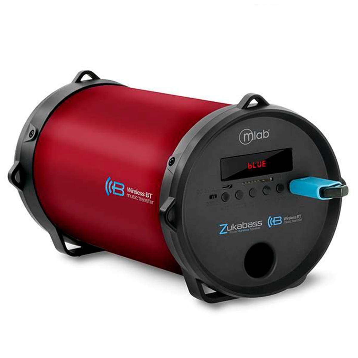 Parlante Bluetooth Microlab Zuka Fabric Mod 7281 Rojo - Imagen 2