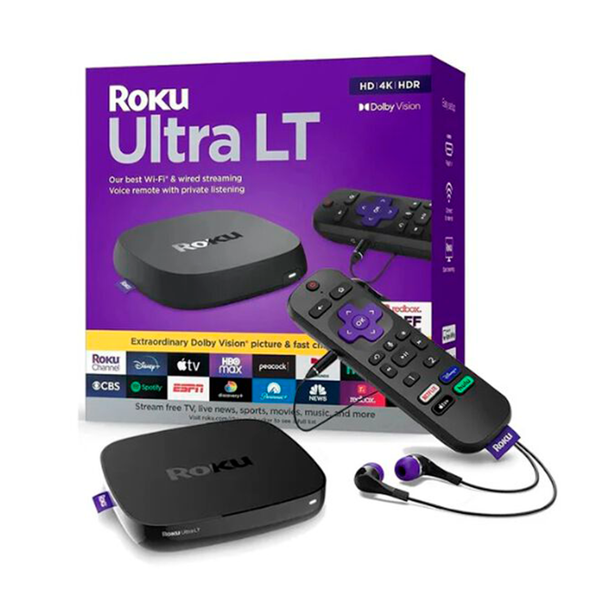Roku Ultra Lt 4801 De Voz 4k Con 2gb Ram Color Negro - Imagen 2