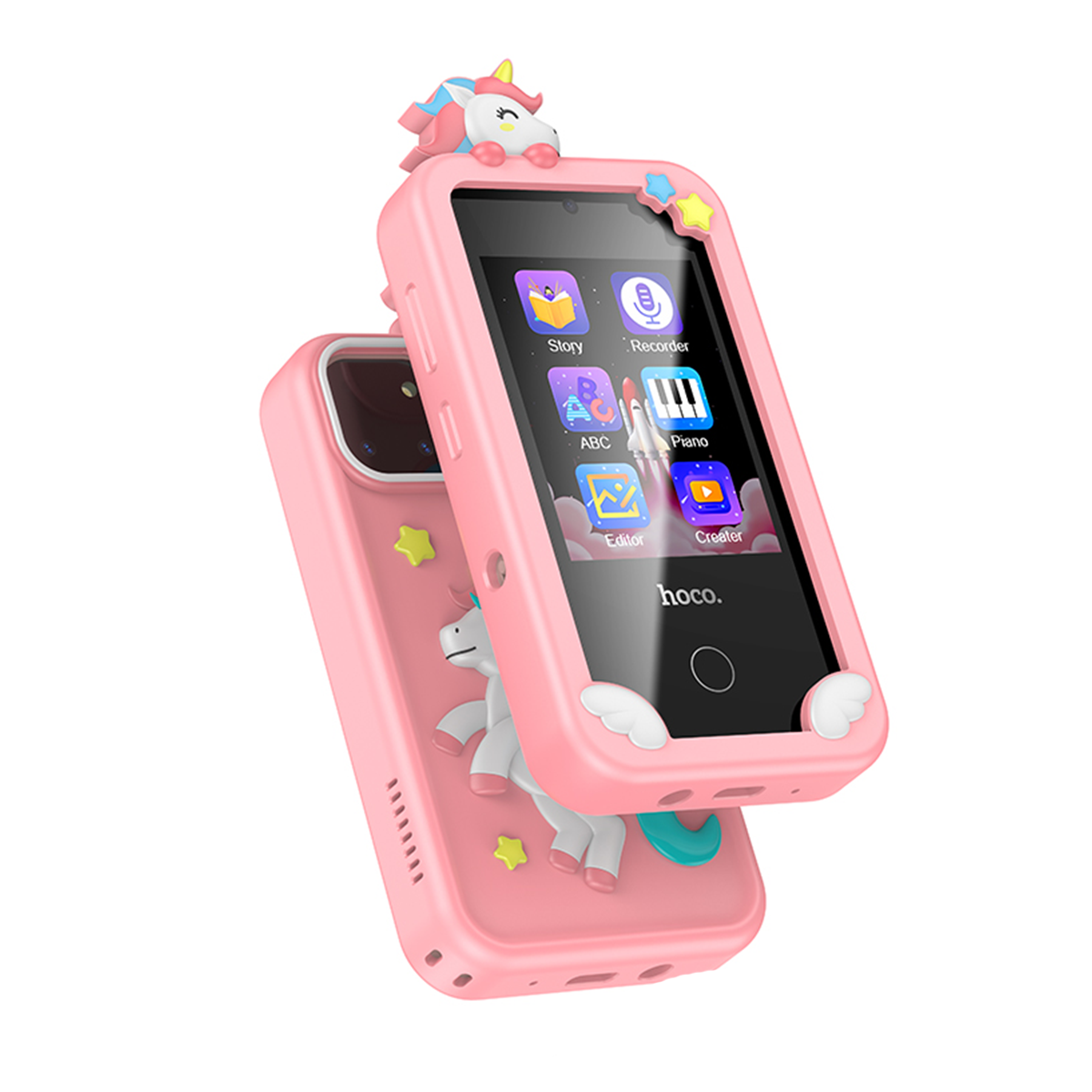 Telefono Celular Gamer Para Niños Hoco Y103 Rosado - Imagen 2