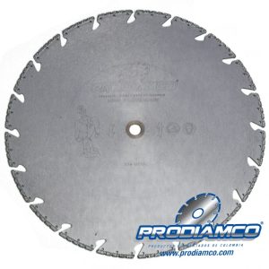 Disco Diamantado 12” Corte de Metal Profesional