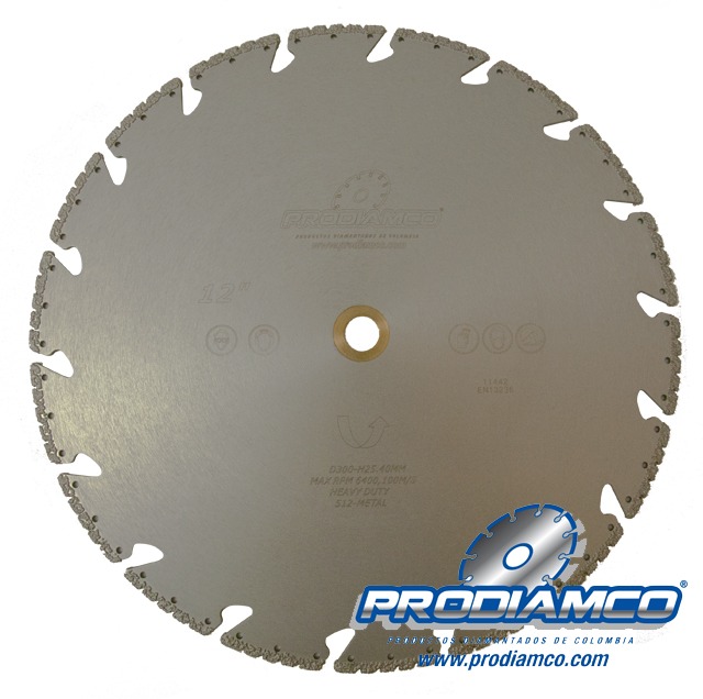 Disco Diamantado 9” Corte de Metal - Imagen 2