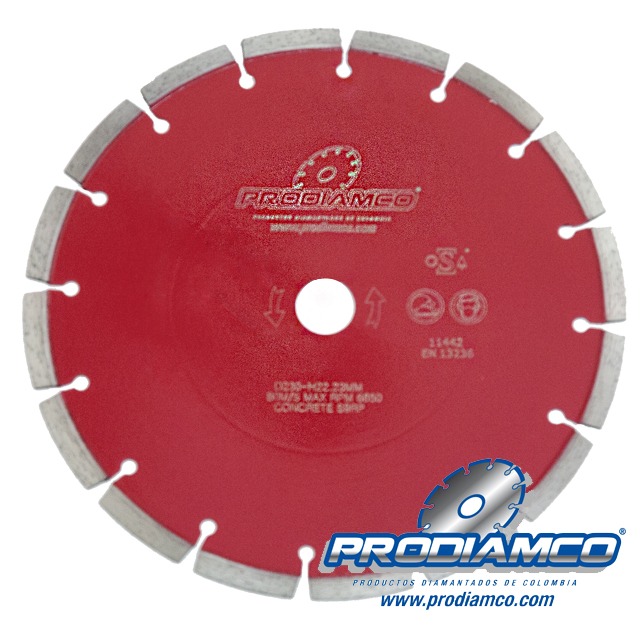 Disco Diamantado Ultra Violet 7” Ladrillo y Concreto