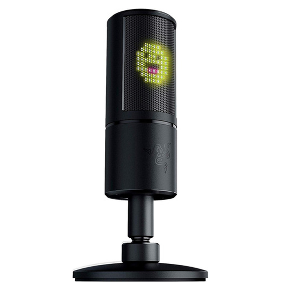 Micrófono Streamer Razer Seiren Emote Emoticon Negro