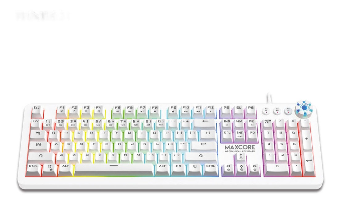 Teclado Gamer Mecánico Fantech Max Core Mk852 Space Edition Blanco - Imagen 4